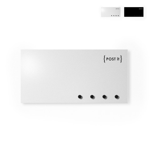 Porte-clés mural tableau blanc magnétique moderne Mini Post It