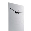 Miroir mural design vertical moderne horloge Narciso Catalogue