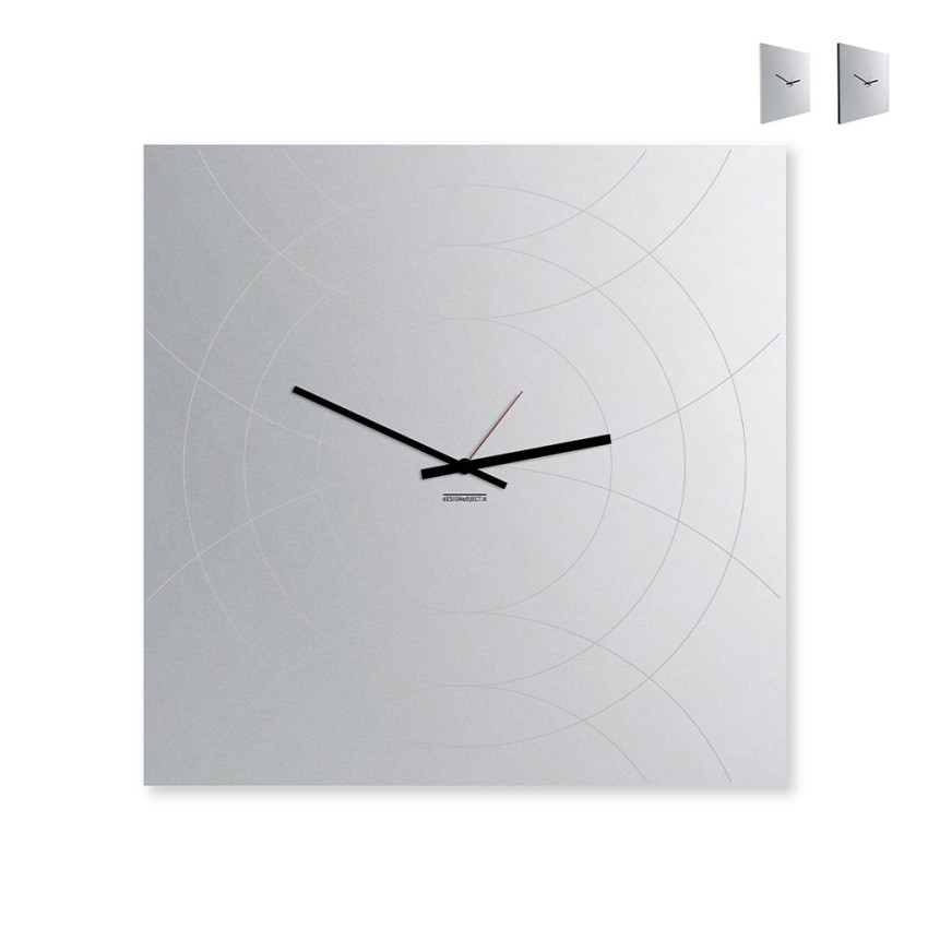 Horloge murale carrée miroir design moderne Narciso Promotion Horloge murale carrée miroir design moderne Narciso Promotion