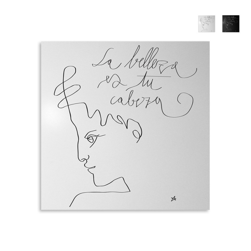 Tableau magnétique mural décoratif moderne Belleza es tu cabeza Promotion