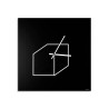 Horloge murale carrée 50x50 cm design géométrique minimal Cube Offre