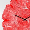 Horloge murale carrée design moderne minimaliste Tree of Life 