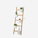 Stairway Étagère à fleurs en bois échelle 4 étapes design moderne et minimaliste Vente