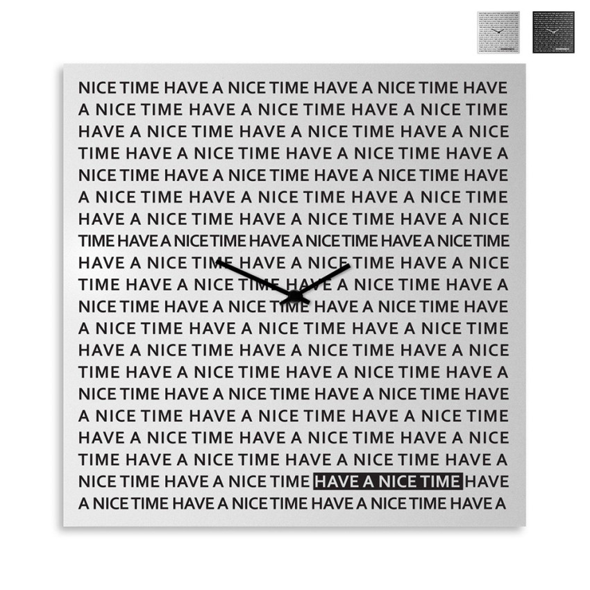 Horloge murale 80x80cm design moderne tableau magnétique Nice Time Big Promotion Horloge murale 80x80cm design moderne tableau magnétique Nice Time Big Promotion