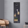 Post It Industrial Horloge murale verticale magnétique Choix