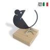 Sleutelhanger ringen papierhouder tafel hout ijzer magneet Topo Verkoop