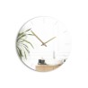Horloge murale ronde miroir moderne design or Précieux Réductions