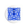 Rond wandklok modern design kleurrijk Azulejo B Aanbod