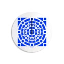 Ronde moderne design wandklok kleurrijk Azulejo C Aanbod