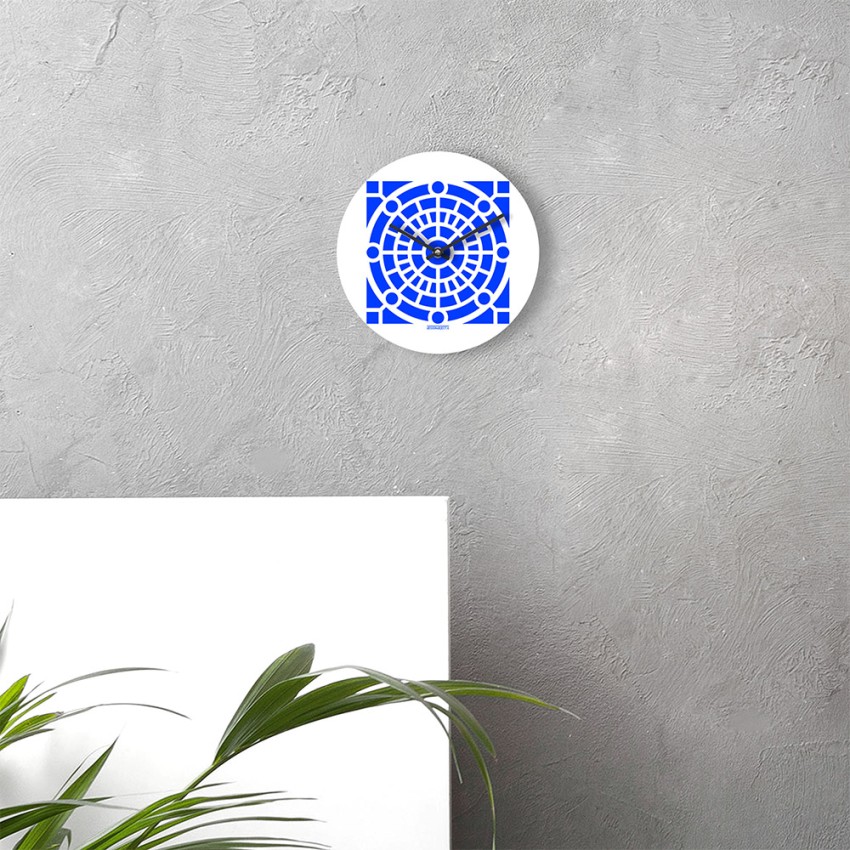 Horloge murale design rond moderne colorée Azulejo C Promotion Horloge murale design rond moderne colorée Azulejo C Promotion