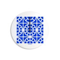 Ronde gekleurde moderne design wandklok Azulejo D Aanbod