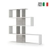Étagère séparatrice design moderne double face gris blanc Libkaf Vente