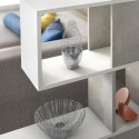 Étagère séparatrice design moderne double face gris blanc Libkaf Remises