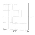 Étagère séparatrice design moderne double face gris blanc Libkaf Réductions