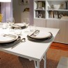 Table à manger 125x80cm polyvalent avec pieds pliants cuisine camping bureau Butterfly Réductions