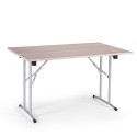 Multifunctionele eettafel met inklapbare poten 125x80cm catering Butterfly Aanbod