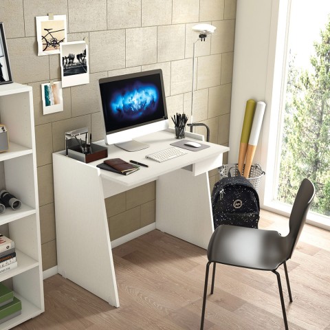 Moderne bureautafel voor thuiswerk of kantoor 90x60 Contemporary Aanbieding
