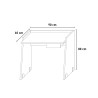 Moderne bureautafel voor thuiswerk of kantoor 90x60 Contemporary Korting