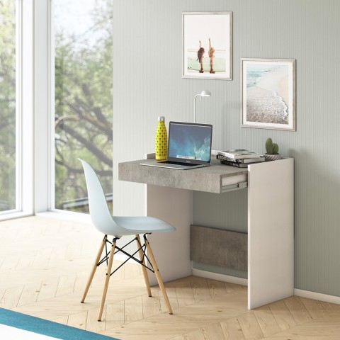 Smartworking desk 80x40 home office tiroir moderne Home Desk