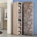 Armoire multi-usage mobile 7 étagères rangement chaussures 16 paires Promotion