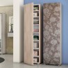 Armoire multi-usage mobile 7 étagères rangement chaussures 16 paires Promotion