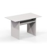 Uitschuifbare console tafel bureau wit hout 120x35-70cm Oplà Korting