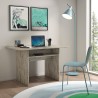 Console extensible 120x35-70cm table bureau bois vintage Oplà Choix
