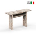 Table console extensible 120x35-70cm bureau en bois vintage Oplà Offre