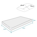 Orthopedisch tweepersoonsmatras 160x190 met 2 Memory Top Soft L kussens Voorraad