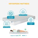 Half-tweepersoonsmatras 120x190 Memory foam orthopedisch Double Comfort M Aanbod