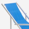 2 chaises de plage pliantes avec accoudoirs en aluminium Riccione Gold Lux Catalogue