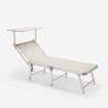 Opvouwbaar aluminium strandligbed Gabicce Gold 