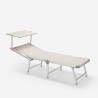 Opvouwbaar aluminium strandligbed Gabicce Gold 