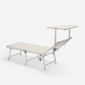 Opvouwbaar aluminium strandligbed Gabicce Gold 