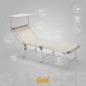 Opvouwbaar aluminium strandligbed Gabicce Gold 