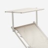 Opvouwbaar aluminium strandligbed Gabicce Gold 