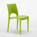 Moderne stapelbare stoelen in polypropyleen voor huis cafès en restaurants Paris Aanbod