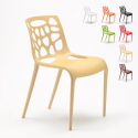 Polypropyleen stoel Gelateria met uv-bescherming en modern design 