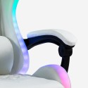 Witte gaming stoel Pixy met ledverlichting en ergonomisch kussen Aankoop