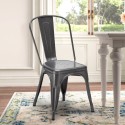 chaise industrielle en acier et métal pour cuisine et bars steel one Achat