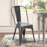 chaise industrielle en acier et métal pour cuisine et bars steel one Achat