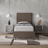 Lit simple 90x200 avec rangement tête de lit chambre enfants moderne Focus S1 Achat