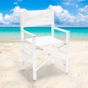 Chaise de plage pliante en aluminium textilène blanc Regista Gold White Offre