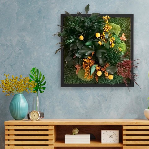 Cadres végétaux fleurs plantes de jardin stabilisées ForestMoss Dafne