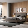Moderne tweepersoonsbed 170x200 met opbergruimte kunstleer Focus M3 