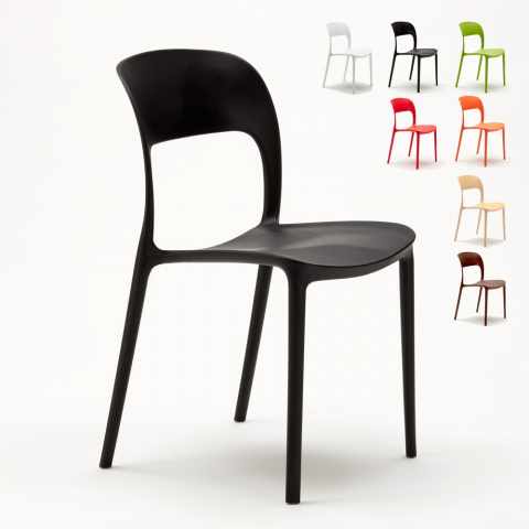 Stoelen keuken huis cafè restaurant polypropyleen gekleurd Design Restaurant Aanbieding