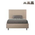 Frans twijfelaar bed 120x200 met opbergruimte in kunstleer Goya P1 Aanbieding