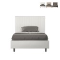 Frans bed met opbergruimte 140x200 eenpersoon en half kunstleer Goya F Aanbieding
