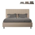 Tweepersoonsbed 160x200 met opbergruimte, moderne kunstleer Goya M1 Aanbieding