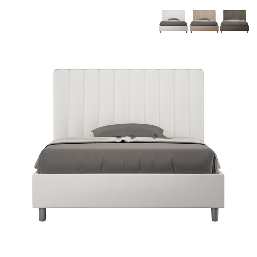 Frans twijfelaar bed 120x190 met opbergruimte in kunstleer Agueda P Aanbieding Frans twijfelaar bed 120x190 met opbergruimte in kunstleer Agueda P Aanbieding